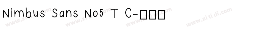 Nimbus Sans No5 T C字体转换